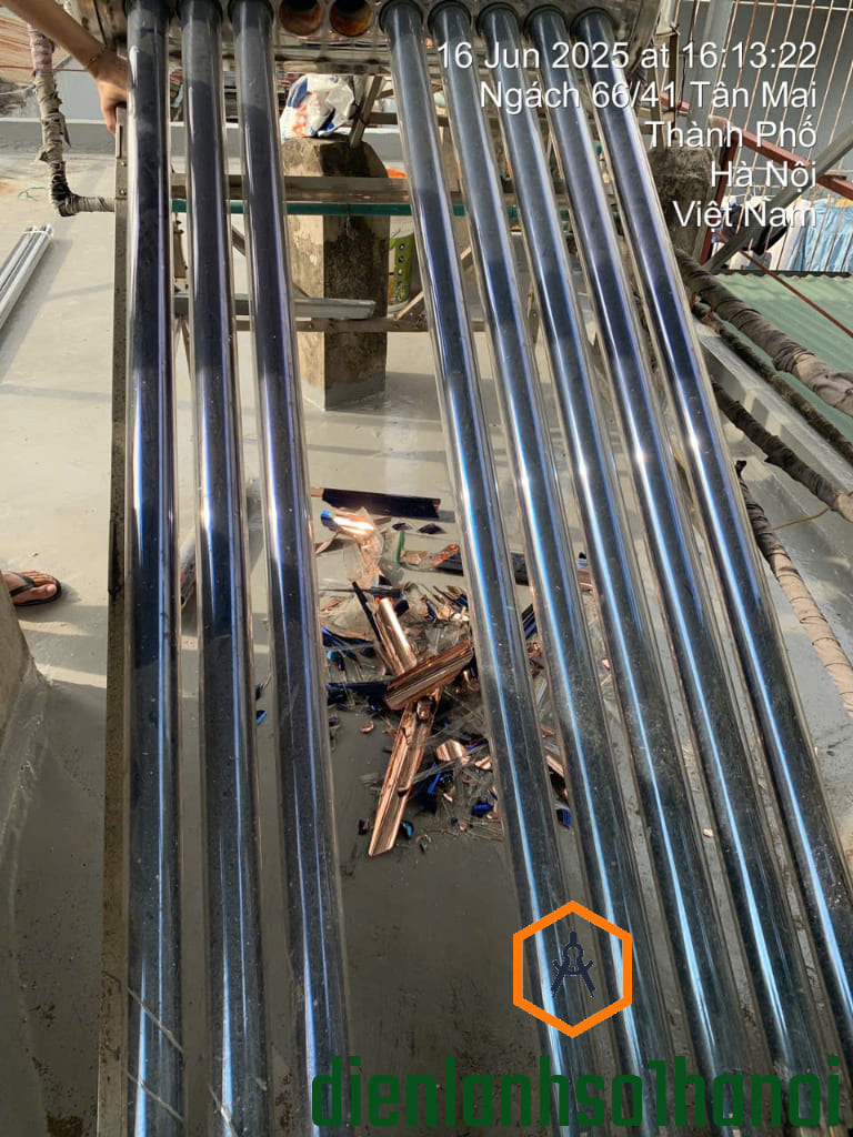 Dịch vụ xử lý ống thủy tinh thái dương năng bị vỡ